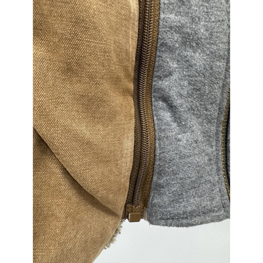 Levis Jacket Mens Commuter Trucker Jacket Coat XL Hood Sherpa Lined Grunge